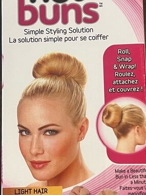 Hot Buns Simple Styling Solution Hair Bun - Light Blonde "As Seen on TV"